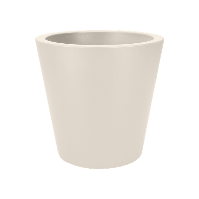 pure straight round 65cm blanco lino